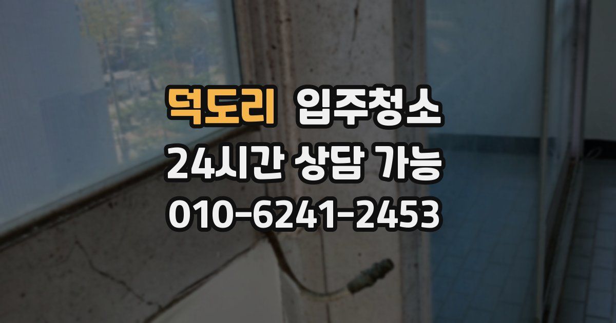 덕도리 입주청소