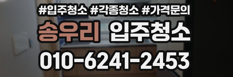 송우리 이사청소