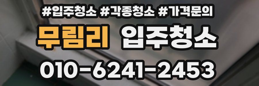 무림리 이사청소