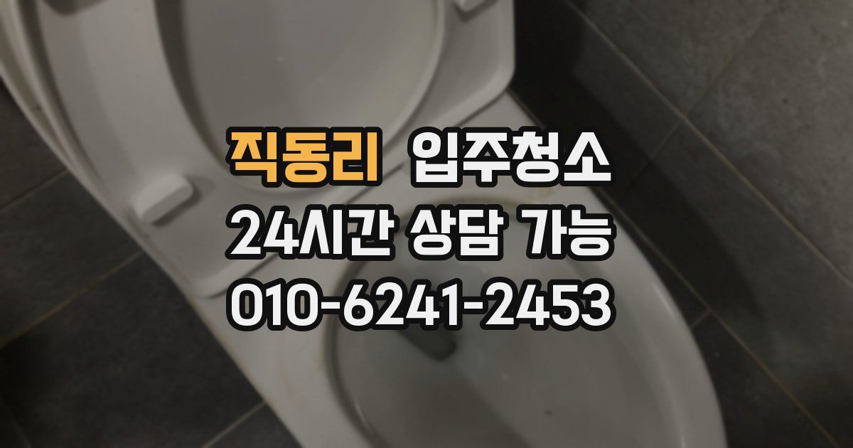 직동리 입주청소