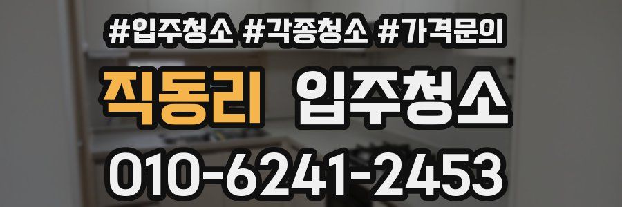 직동리 이사청소