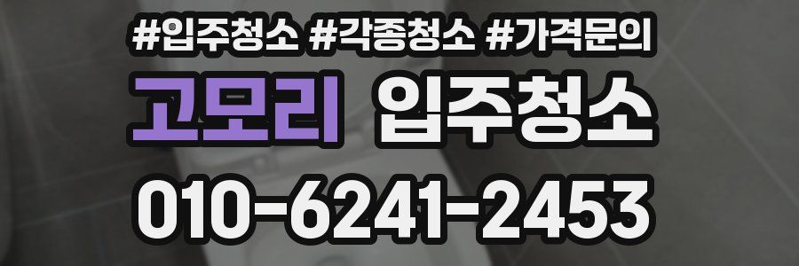 고모리 이사청소