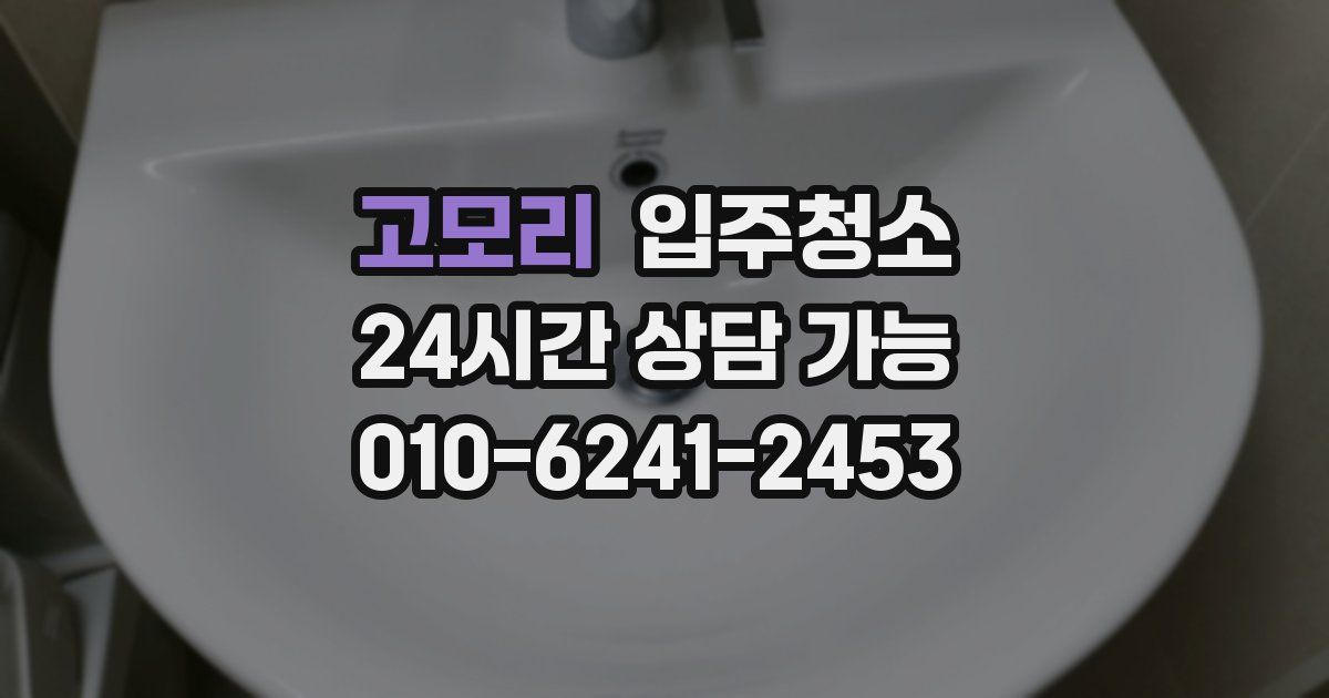 고모리 입주청소