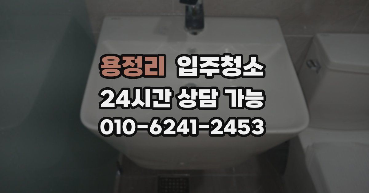 용정리 입주청소