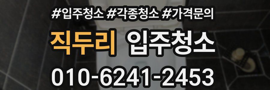 직두리 이사청소