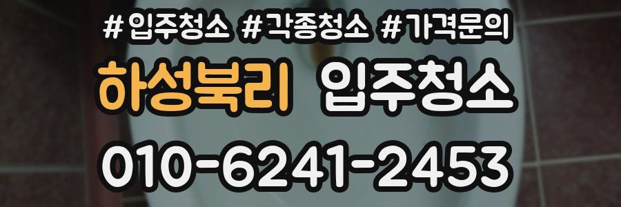 하성북리 이사청소