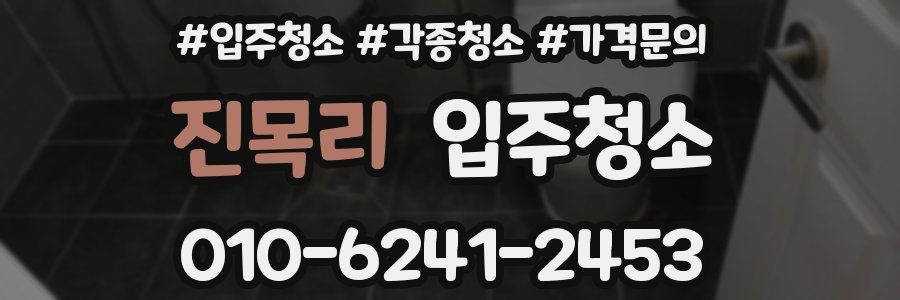 진목리 이사청소