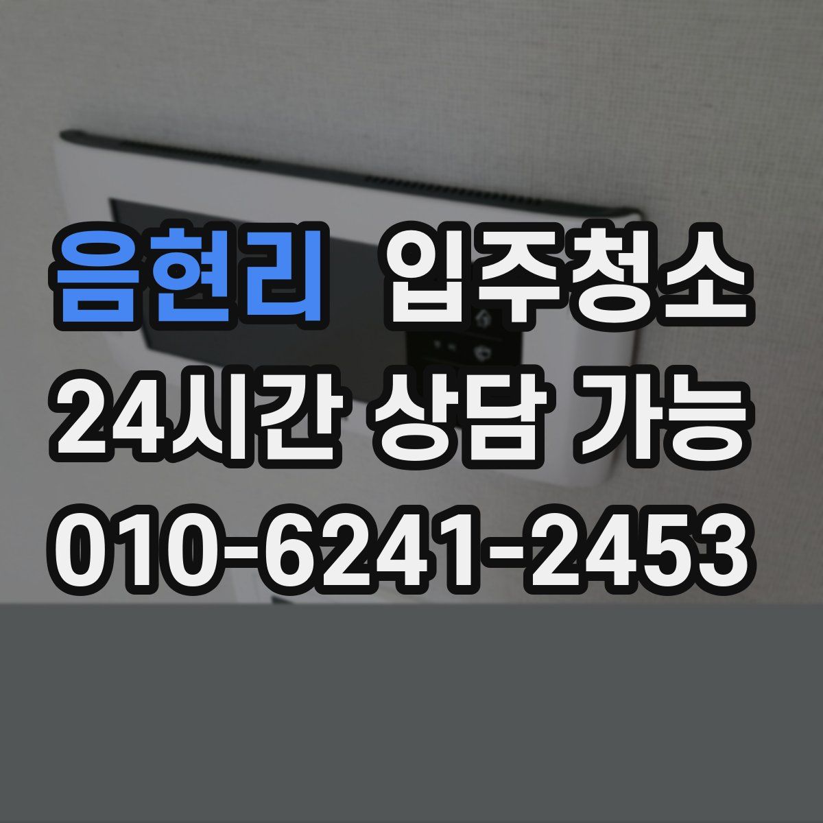 음현리 원룸청소