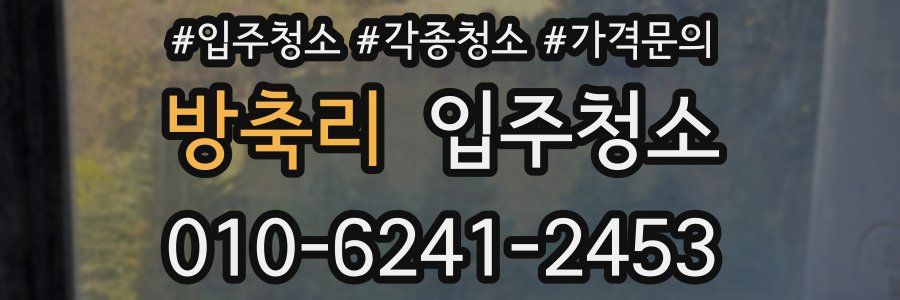 방축리 이사청소