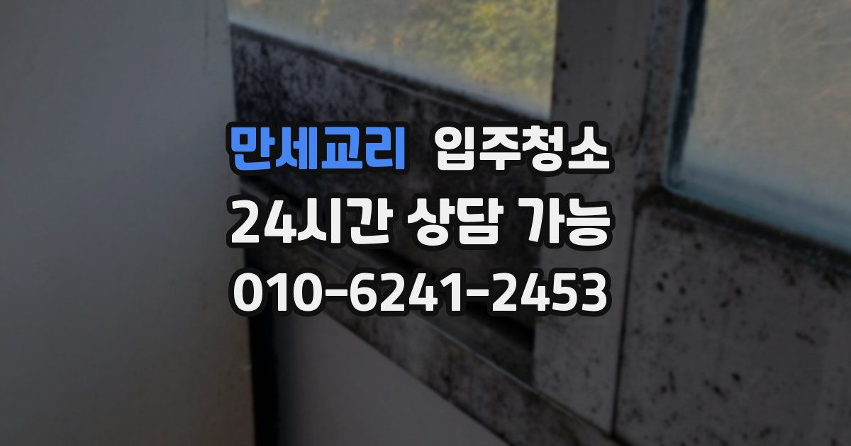 만세교리 입주청소