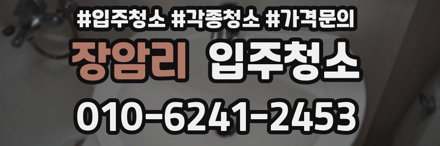 장암리 이사청소