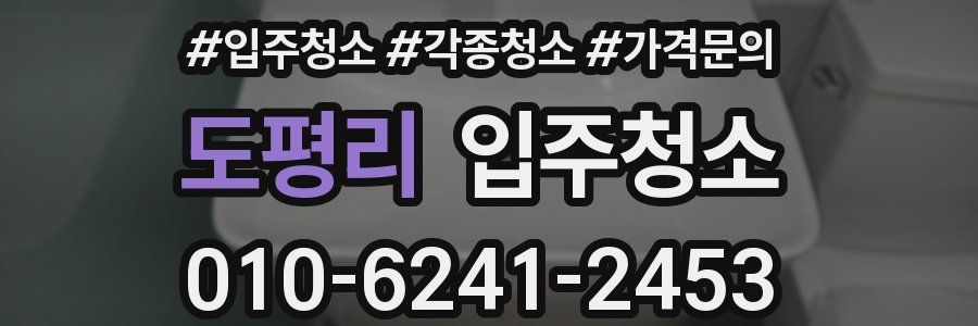 도평리 이사청소