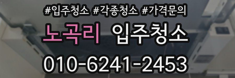 노곡리 이사청소