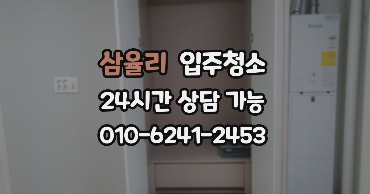 삼율리 입주청소