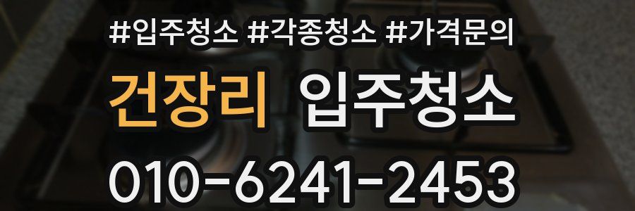 건장리 이사청소