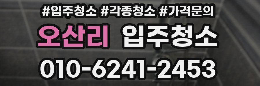 오산리 이사청소