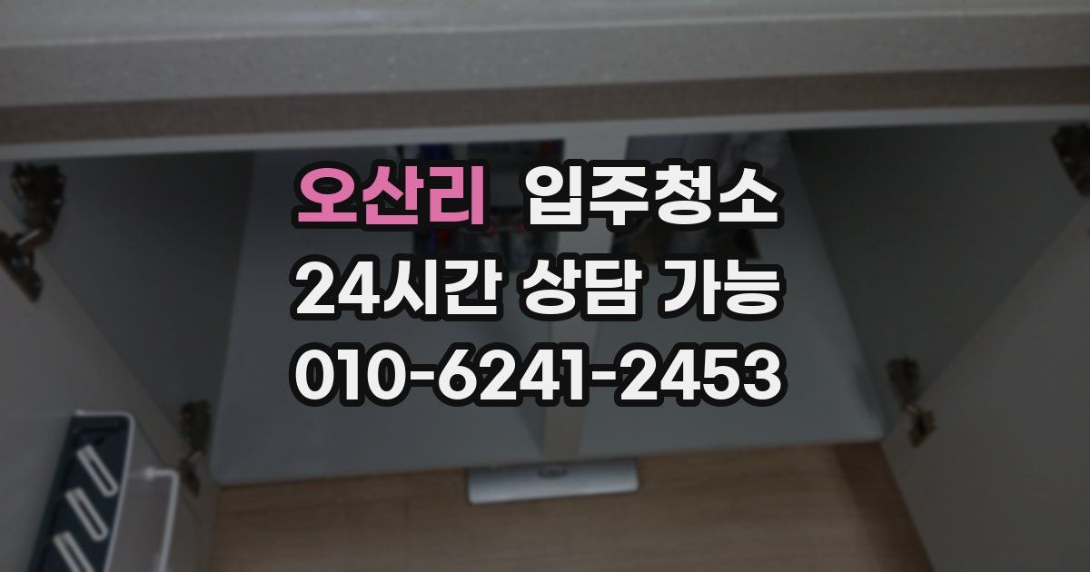 오산리 입주청소
