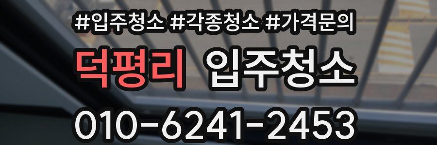 덕평리 이사청소