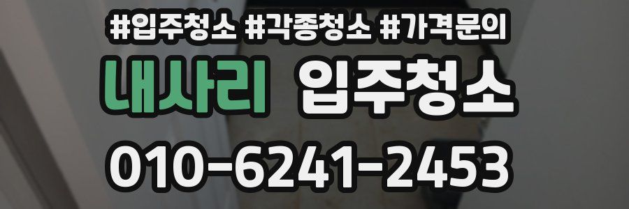 내사리 이사청소