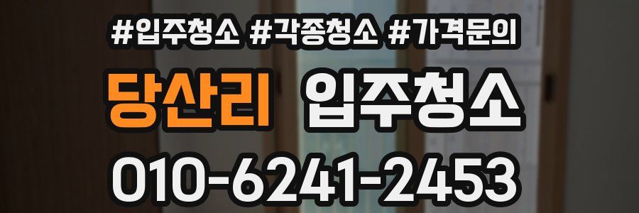 당산리 이사청소