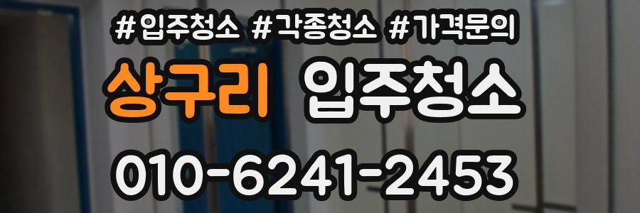 상구리 이사청소