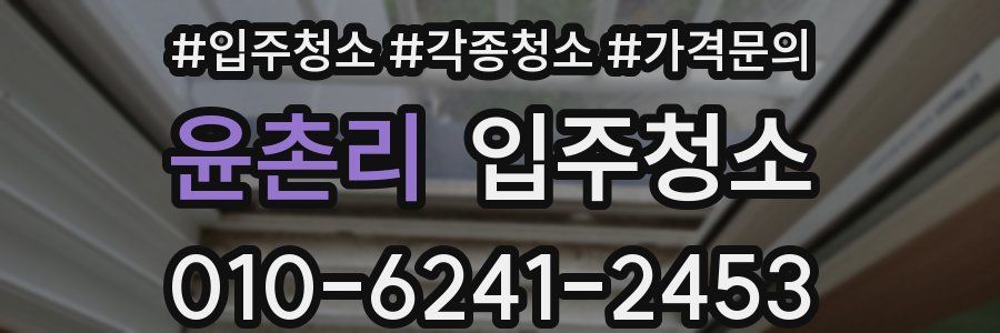 윤촌리 이사청소