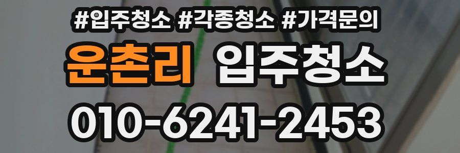 운촌리 이사청소