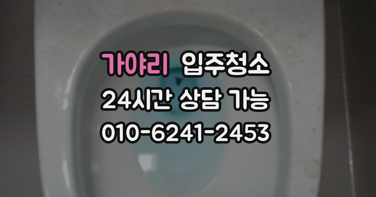 가야리 입주청소