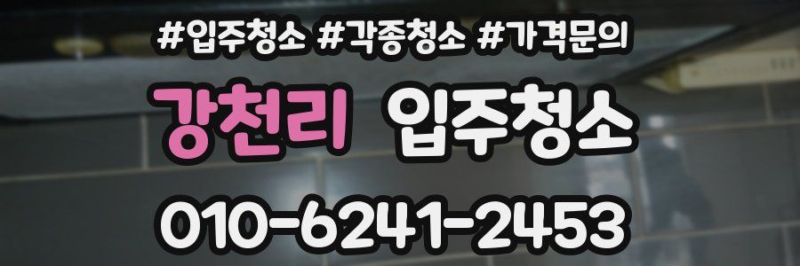 강천리 이사청소