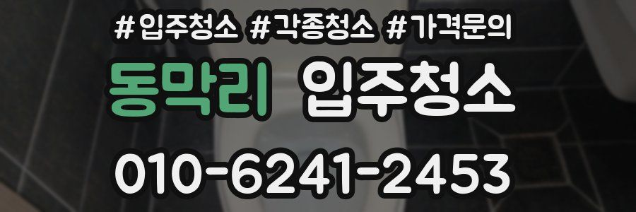 동막리 이사청소