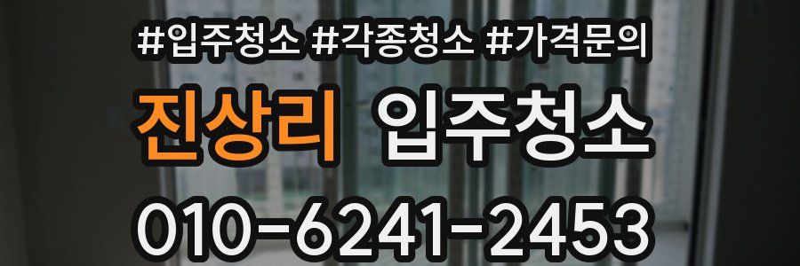 진상리 이사청소