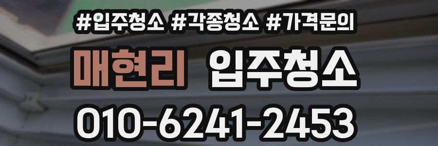 매현리 이사청소