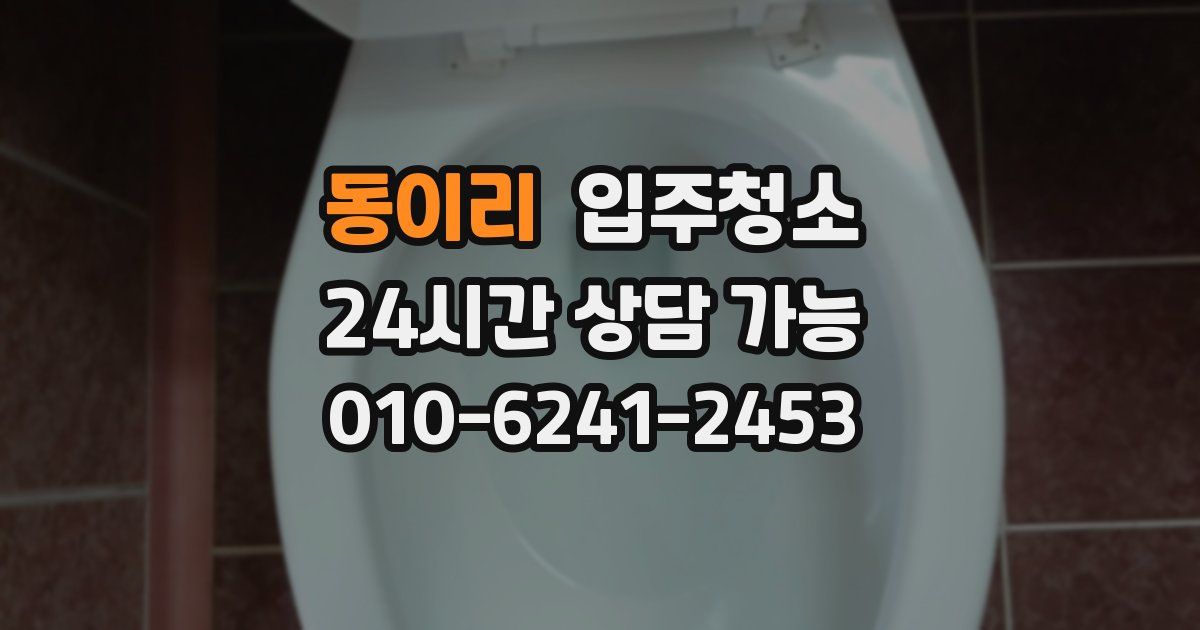 동이리 입주청소