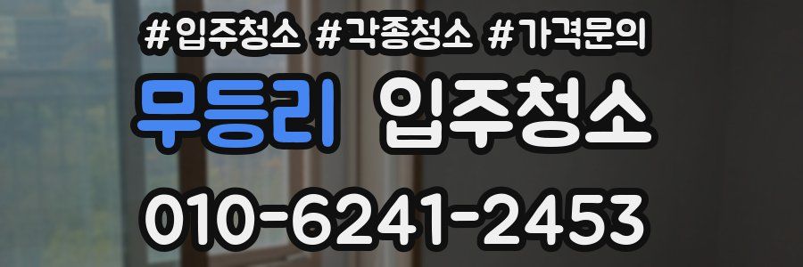 무등리 이사청소