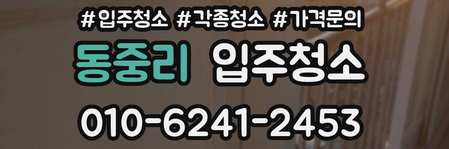 동중리 이사청소