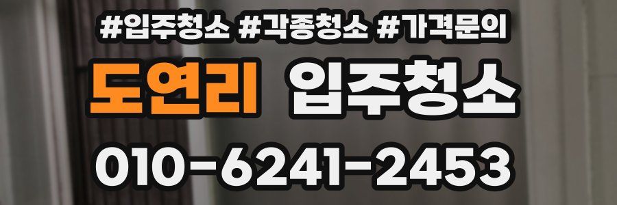 도연리 이사청소