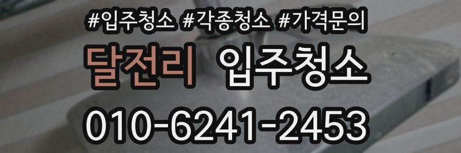 달전리 이사청소