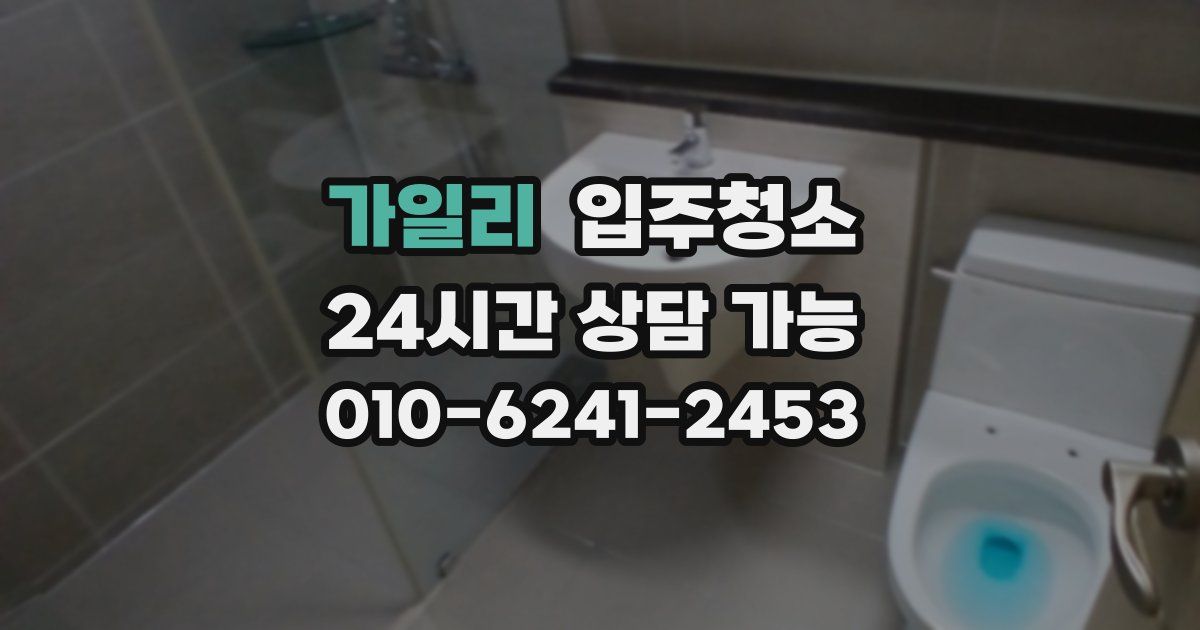 가일리 입주청소