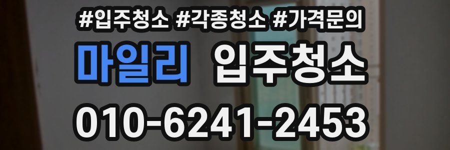 마일리 이사청소