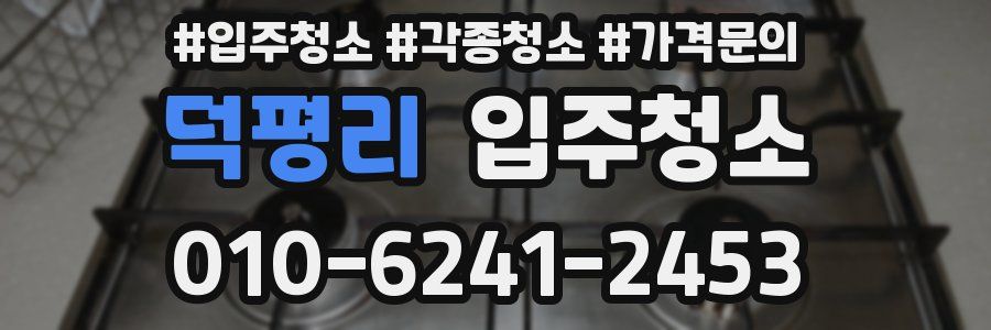 덕평리 이사청소