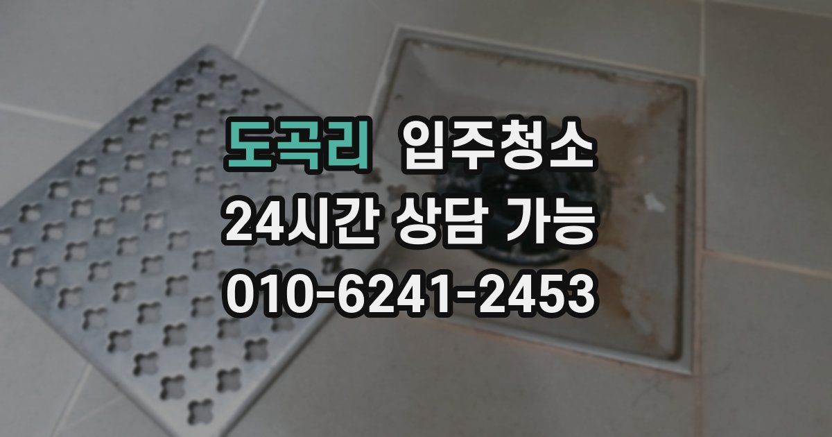 도곡리 입주청소