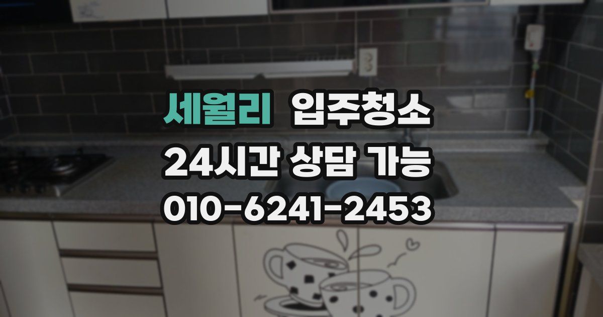 세월리 입주청소