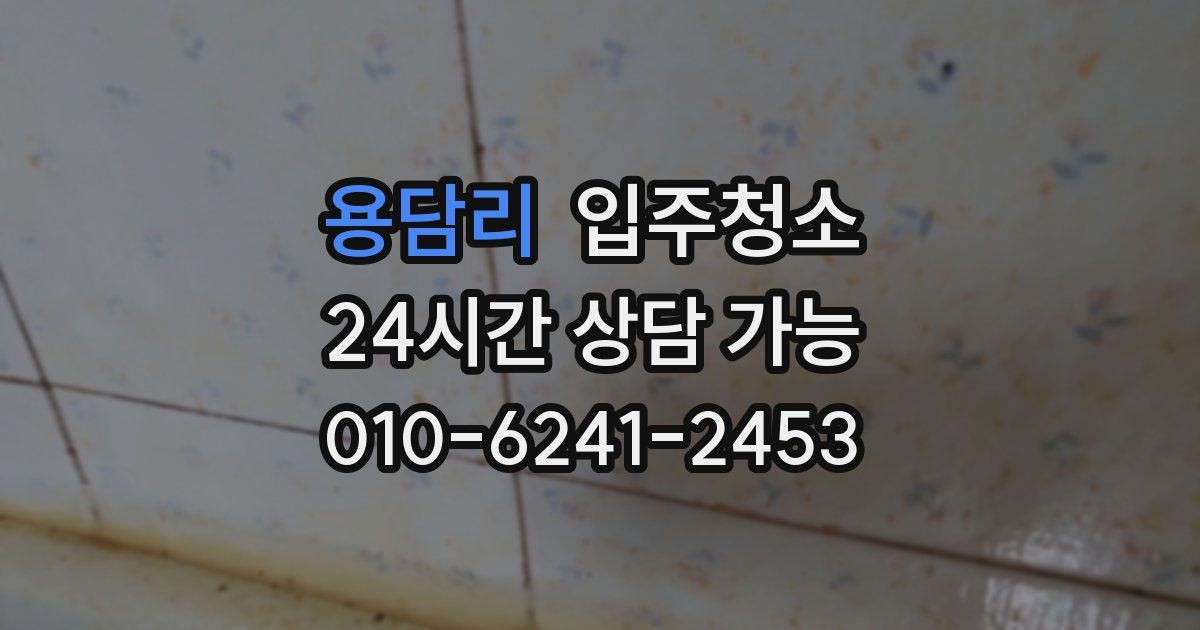 용담리 입주청소