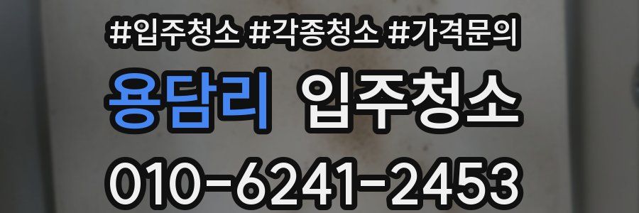 용담리 이사청소