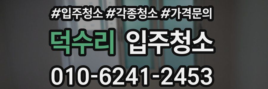 덕수리 이사청소