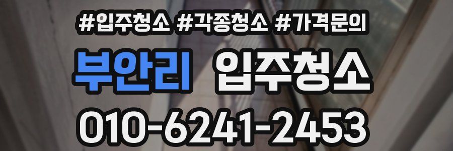 부안리 이사청소