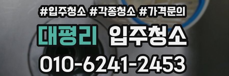 대평리 이사청소