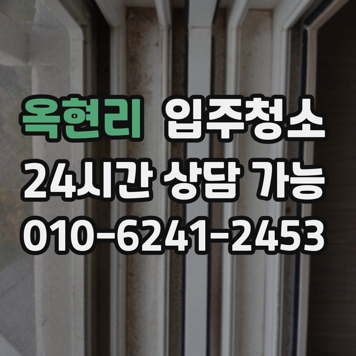 옥현리 원룸청소