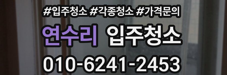 연수리 이사청소