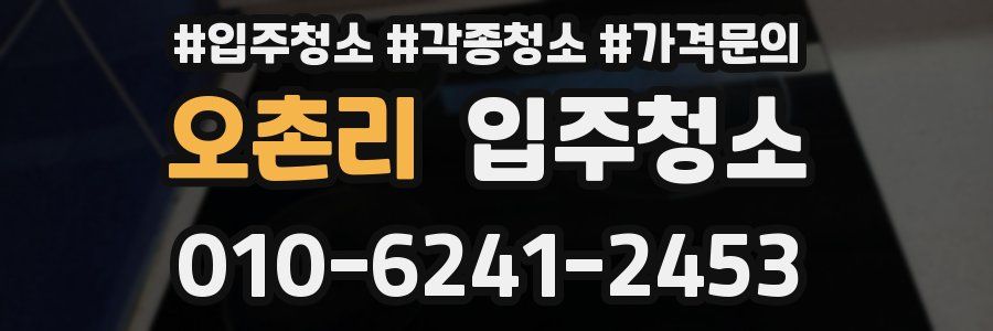 오촌리 이사청소